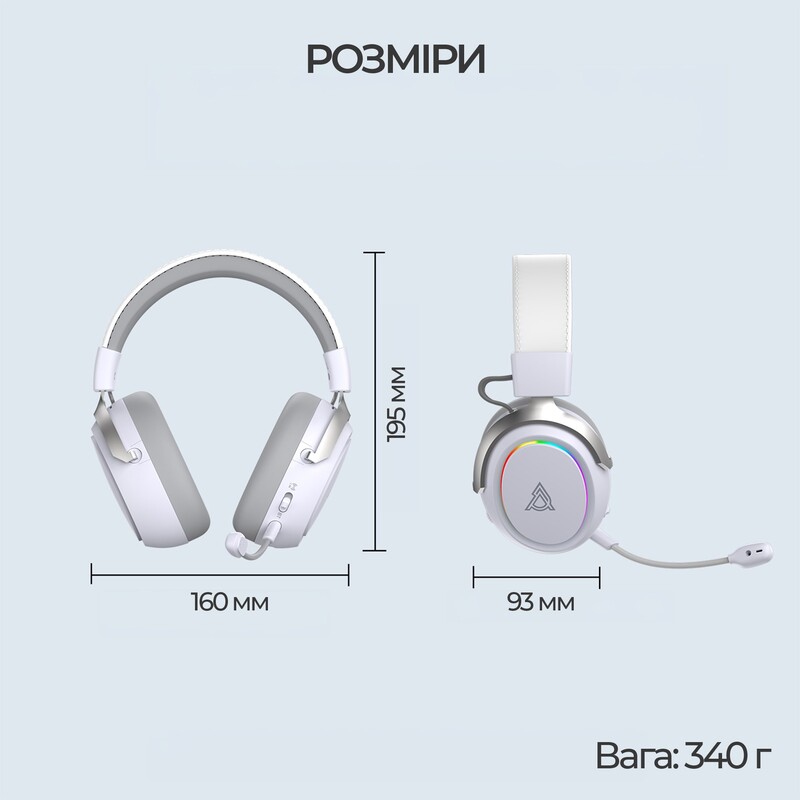 Bluetooth-гарнітура Ajazz AHM10 Max Black (AHM10-MAX-B)