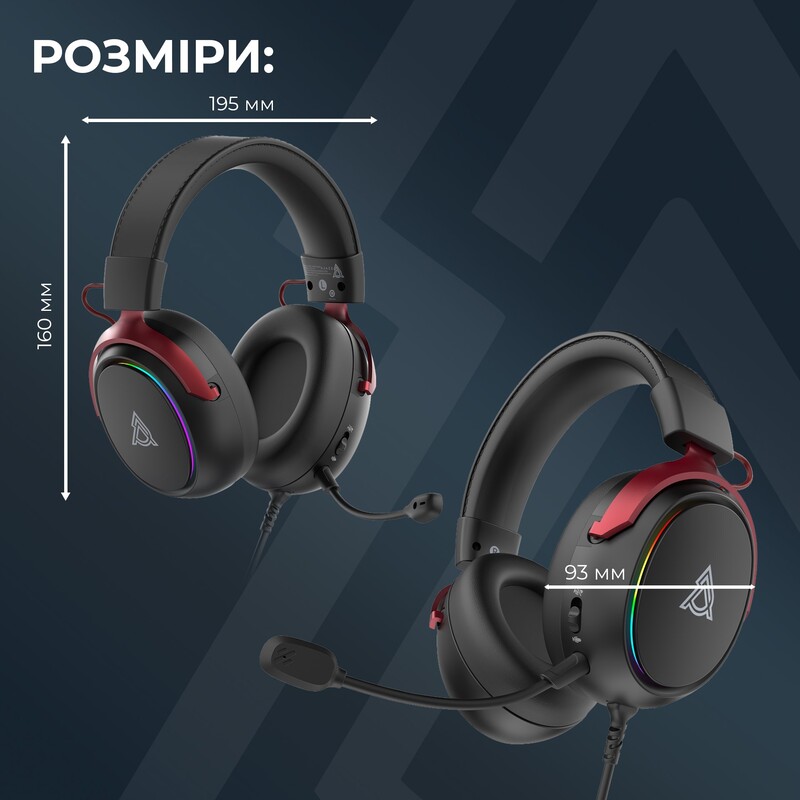 Гарнітура Ajazz AHW10 Black (AHW10-B)