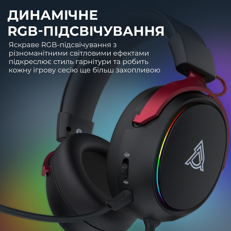 Гарнітура Ajazz AHW10 Black (AHW10-B)