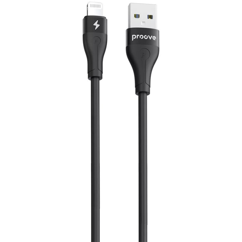 Кабель Proove Soft Silicone USB Type-A - Lightning (M/M), 1 м, Black (CCSO20001101)
