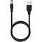 Фото - Кабель PRC USB Type-A - DC 5.5x2.1 мм, 12V, 0.9 м, Black (39134) | click.ua
