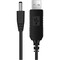 Фото - Кабель PRC USB Type-A - DC 5.5x2.1 мм, 12V, 0.9 м, Black (39134) | click.ua