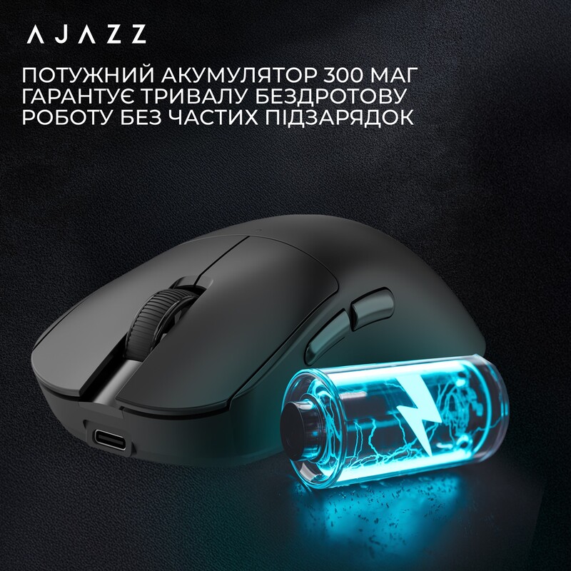 Мышь беспроводная Ajazz x Nacodex NJ08 MC White (NJ08-MC-W)