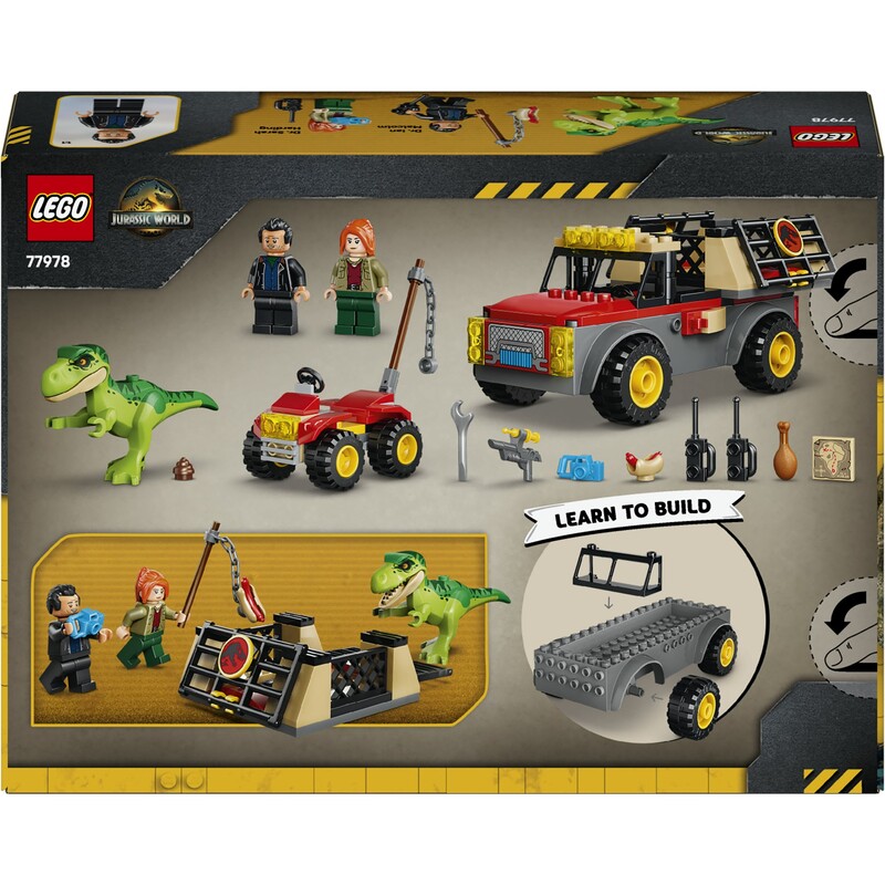 Конструктор LEGO Jurassic World Вантажівка для перевезення молодого тиранозавра (77978)