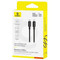 Фото - Кабель Baseus Silky Series Fast Charging USB Type-C - USB Type-C (M/M), 100W, 1 м, Black (P10377704113-00) | click.ua