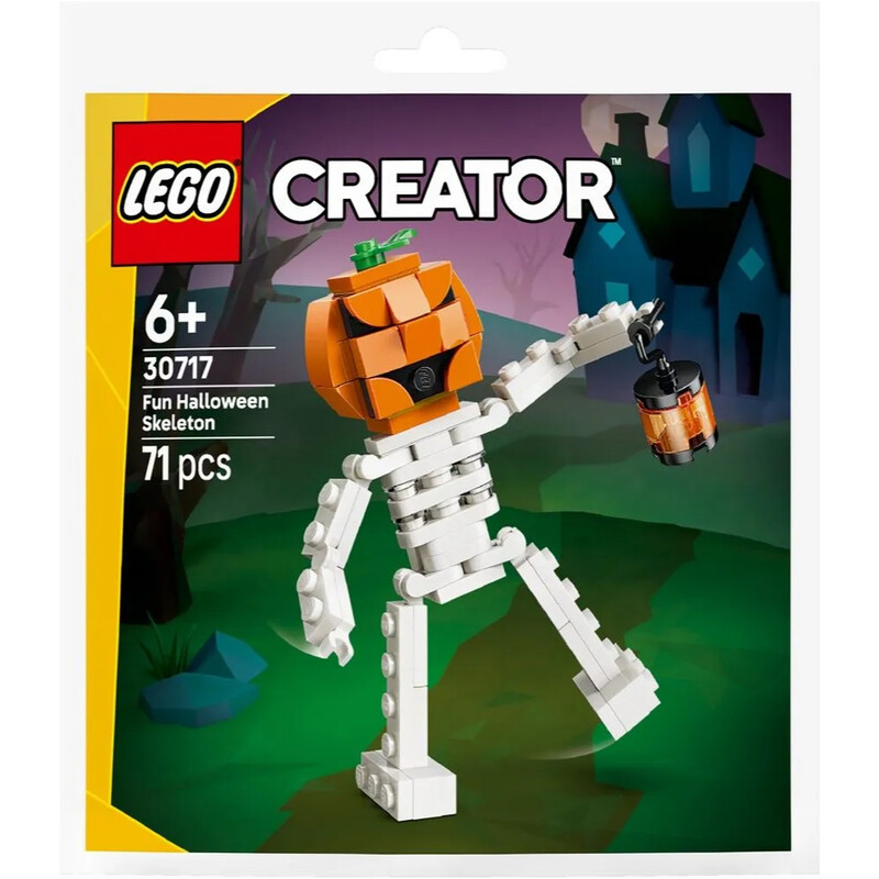 Конструктор LEGO Creator Веселый хэллоуинский скелет (30717)