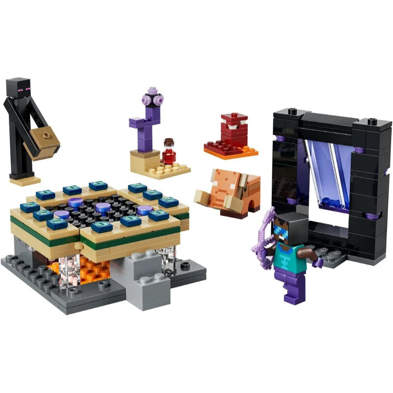Конструктор LEGO Minecraft Подорож до Нижнього світу та Порталу до Краю (21584)