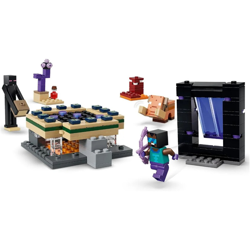 Конструктор LEGO Minecraft Подорож до Нижнього світу та Порталу до Краю (21584)