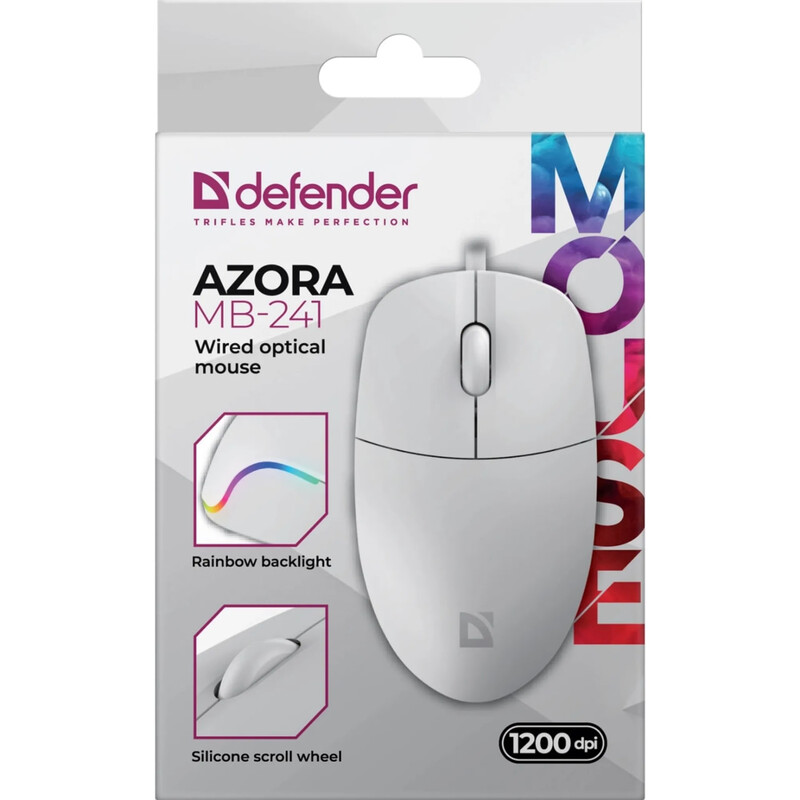 Мышь Defender Azora MB-241 White (52242)