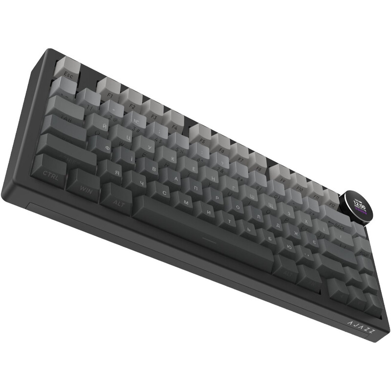 Клавиатура беспроводная Ajazz AK820 V2 White Peach Switch Black/Gray (AK820-V2-WP-S-BG)