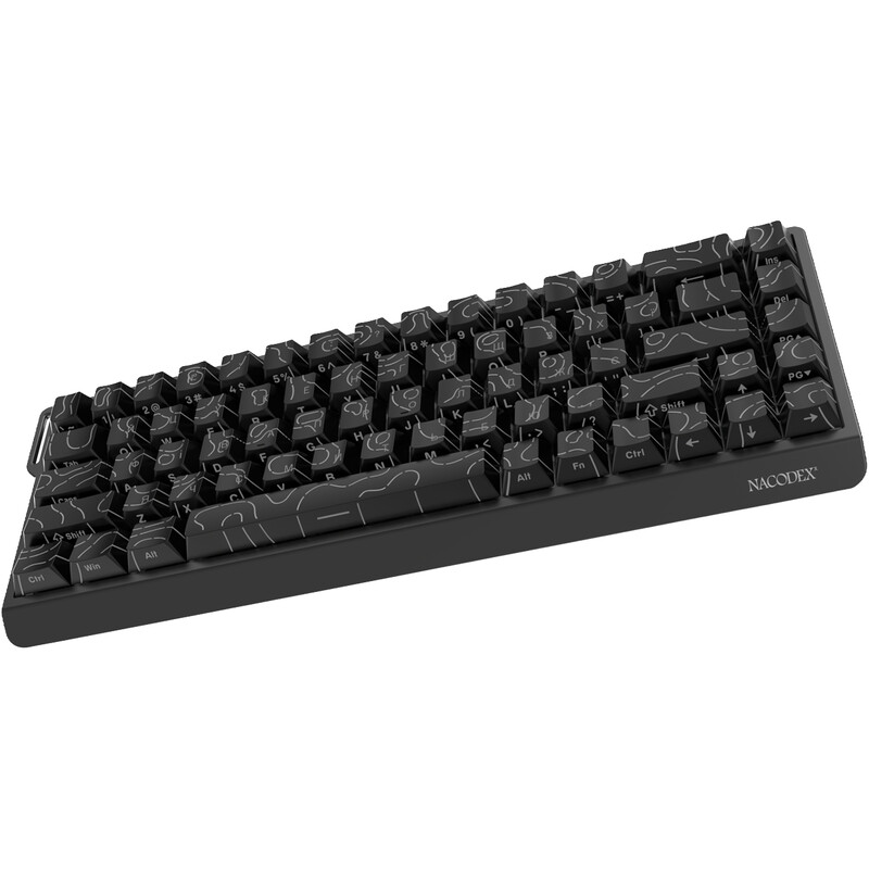 Клавіатура Ajazz NK68 V2 Red Switch Black (NK68-V2-R-S-B)