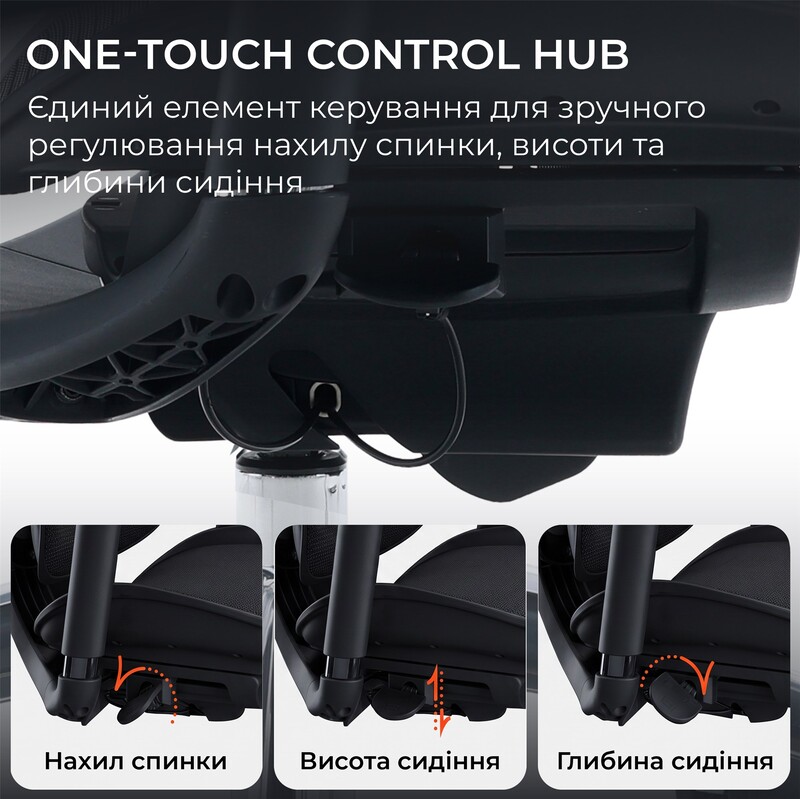 Крісло офісне Sihoo Doro C300 PRO V2 Black (C300-PRO-V2-B101)