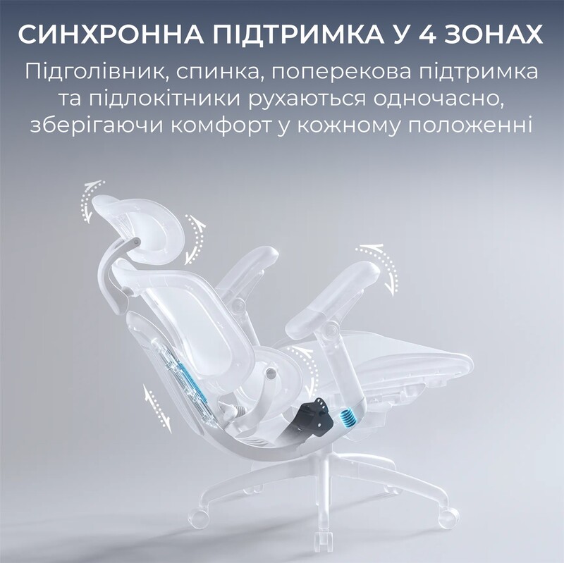 Крісло офісне Sihoo Doro C300 PRO V2 Black (C300-PRO-V2-B101)