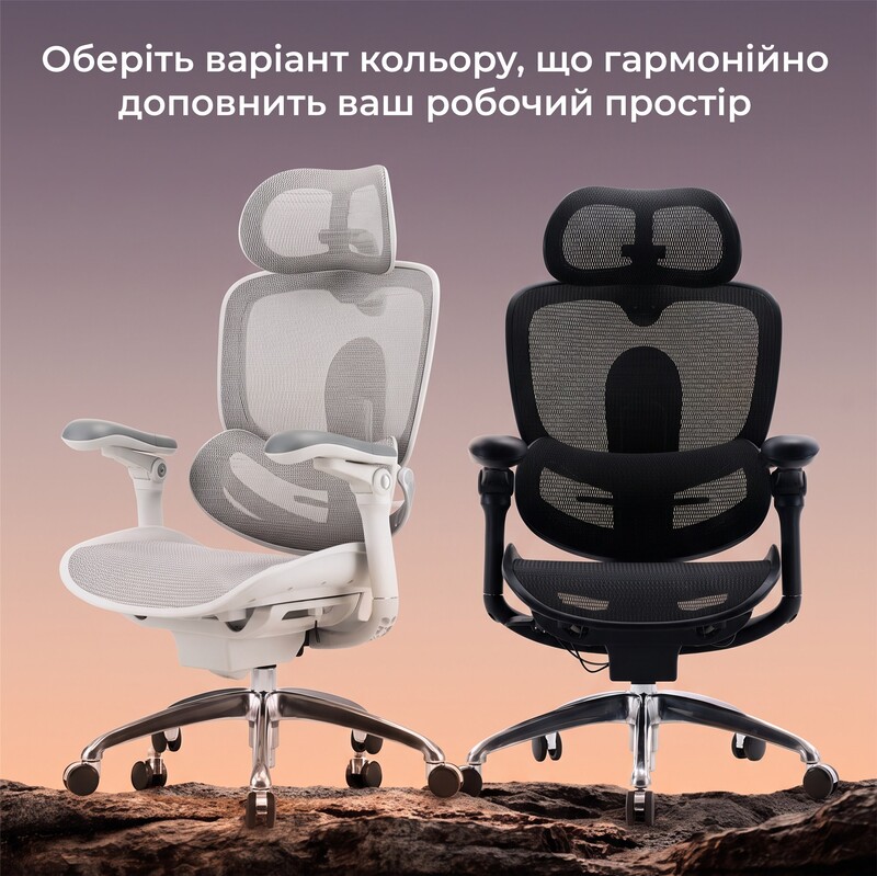 Крісло офісне Sihoo Doro C300 PRO V2 White (C300-PRO-V2-B102)