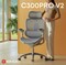 Фото - Крісло офісне Sihoo Doro C300 PRO V2 White (C300-PRO-V2-B102) | click.ua
