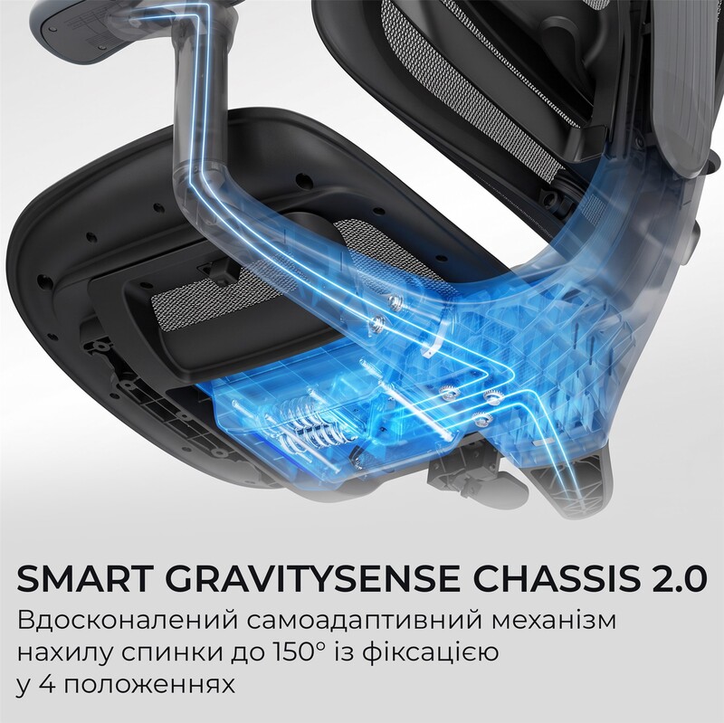 Крісло офісне Sihoo Doro C300 PRO V2 White з підставкою для ніг (C300-PRO-V2-B102-JT)