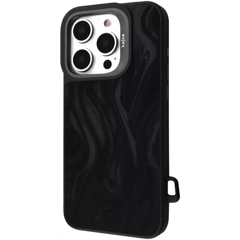 Чохол-накладка Kajsa Fluid Art with Magnetic Ring для iPhone 16 Pro Black