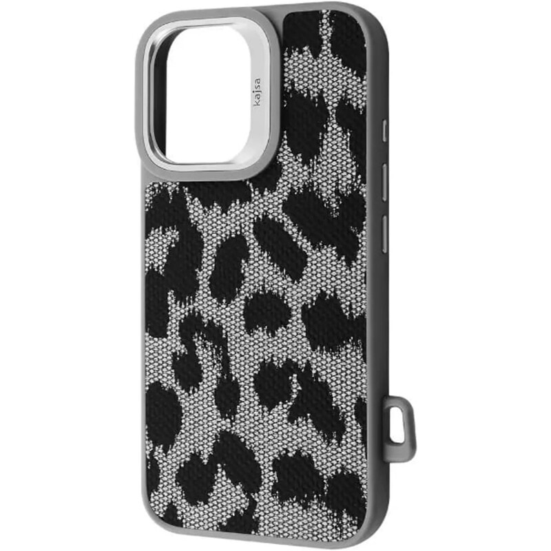Чохол-накладка Kajsa Glamorus Collection with Magnetic Ring для iPhone 16 Silver