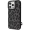 Фото - Чохол-накладка Kajsa Leopard Pattern with Magnetic Ring для iPhone 16 Pro Max Black | click.ua