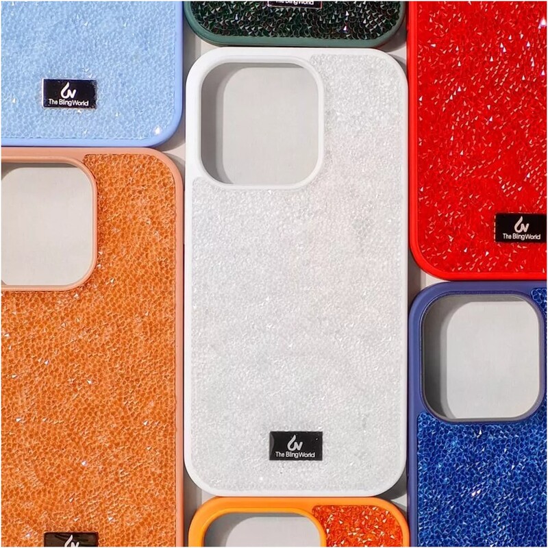 Чохол-накладка Bling World Rock Diamond (TPU) iPhone 14 Plus/15 Plus Sierra Blue