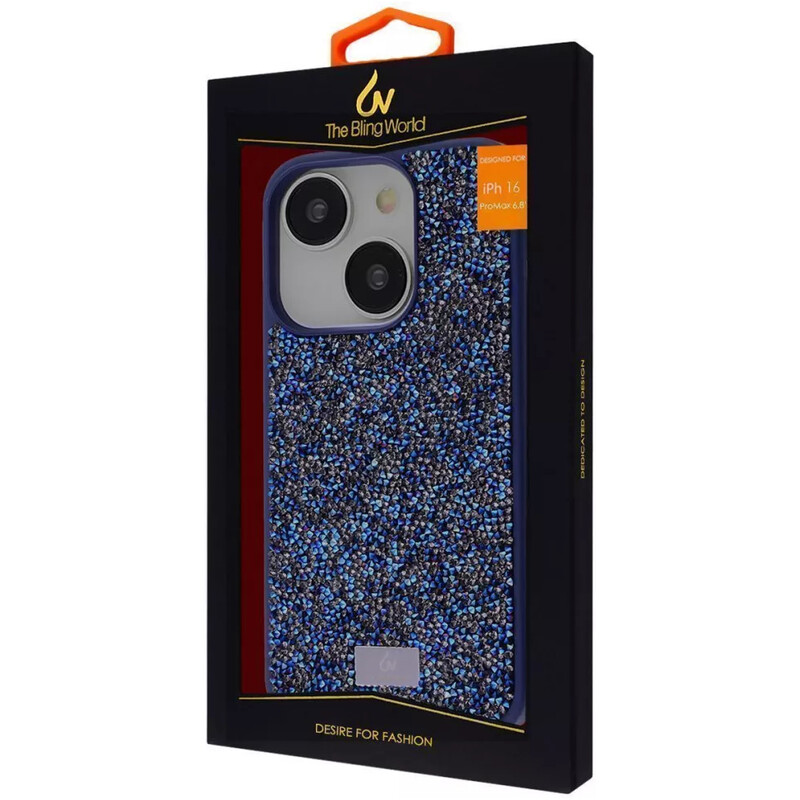 Чохол-накладка Bling World Rock Diamond (TPU) iPhone 16 Pro Max White Titanium