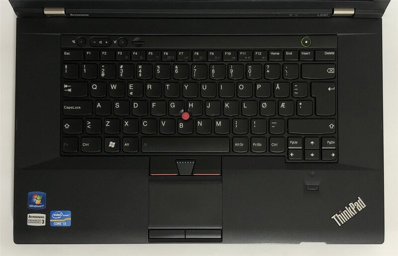 Ноутбук Lenovo ThinkPad L530 / 15.6" (1366x768) / i3-2370M / 8GB / 320GB HDD / Win10Pro / сканер відбитка - Б/в