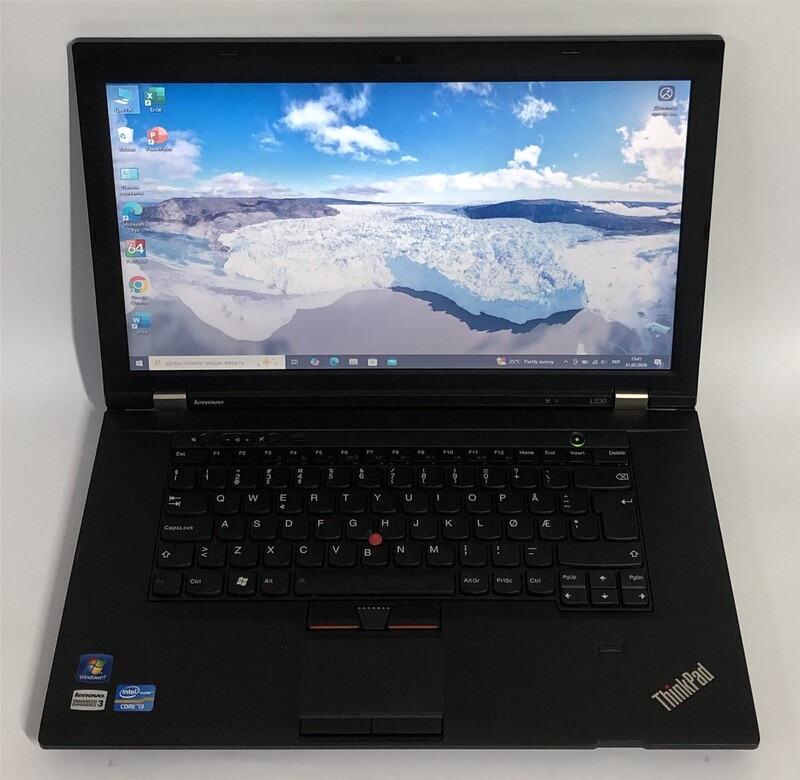 Ноутбук Lenovo ThinkPad L530 / 15.6" (1366x768) / i3-2370M / 8GB / 320GB HDD / Win10Pro / сканер відбитка - Б/в