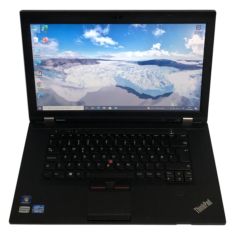 Ноутбук Lenovo ThinkPad L530 / 15.6" (1366x768) / i3-2370M / 8GB / 320GB HDD / Win10Pro / сканер відбитка - Б/в