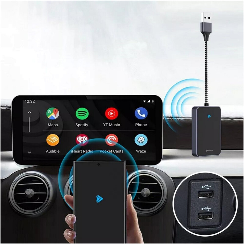 Бездротовий адаптер Android Auto Proove AA-01 Wireless Car Adapter (SMAA00100001)