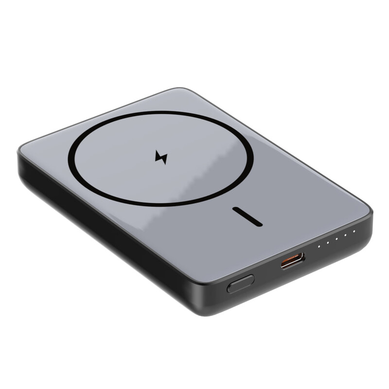 Універсальна мобільна батарея Atria 10000mAh 15W Black (WPD-W72B)