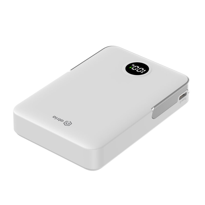 Універсальна мобільна батарея Atria 10000mAh 20W White (WPD-W57)