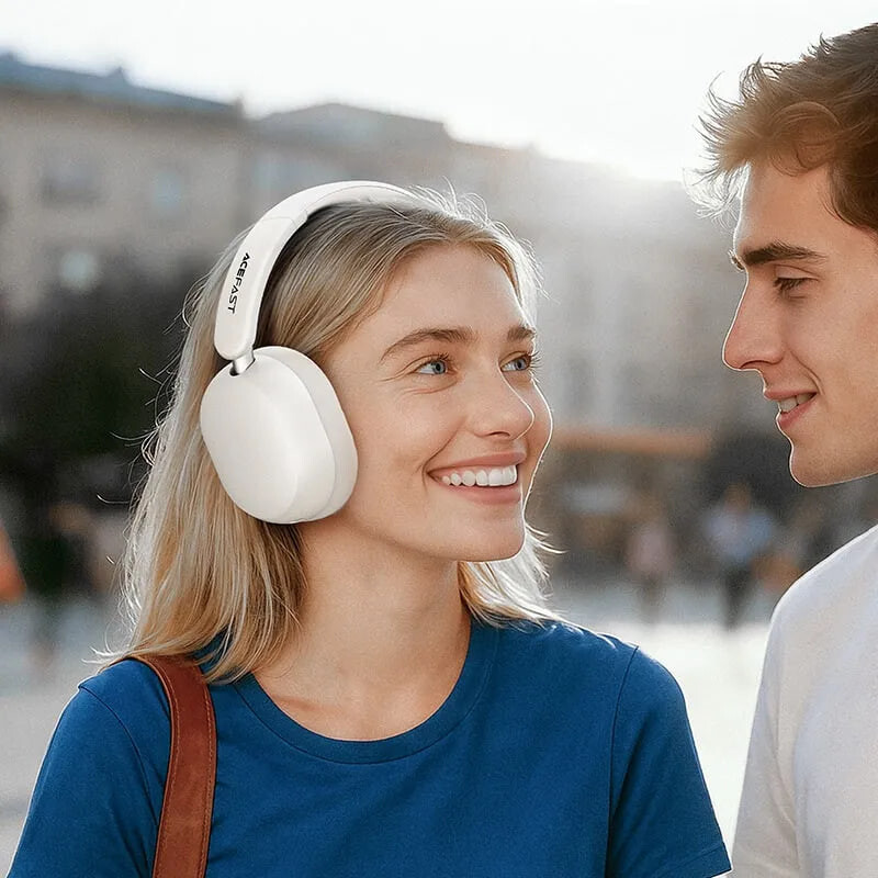 Bluetooth-гарнітура Acefast H12 White (6974316285731)