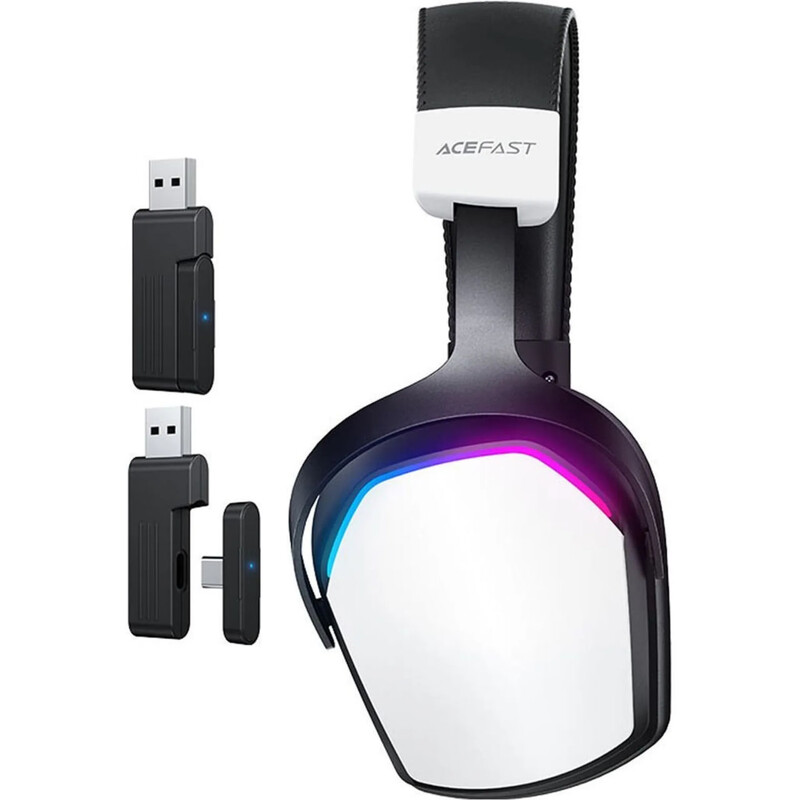 Bluetooth-гарнітура Acefast H11 White (6974316285601)