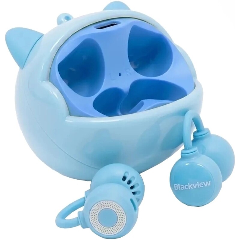 Bluetooth-гарнитура Blackview AirBuds K1 (Kids) Smiley Blue