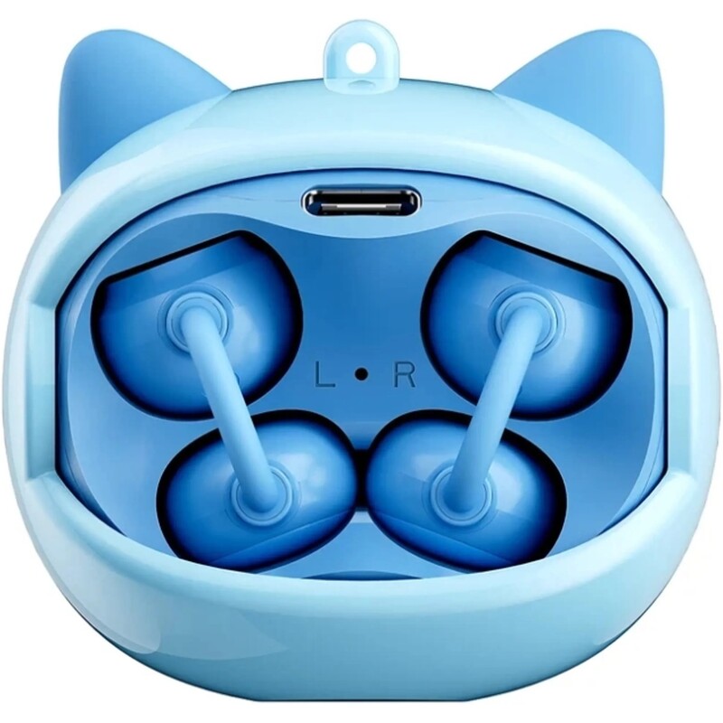 Bluetooth-гарнитура Blackview AirBuds K1 (Kids) Smiley Blue