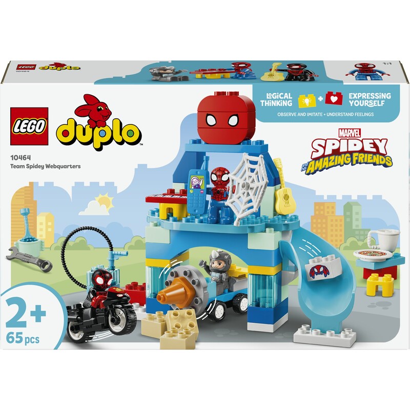 Конструктор LEGO Duplo Disney Штаб-квартира команды Паука (10464)