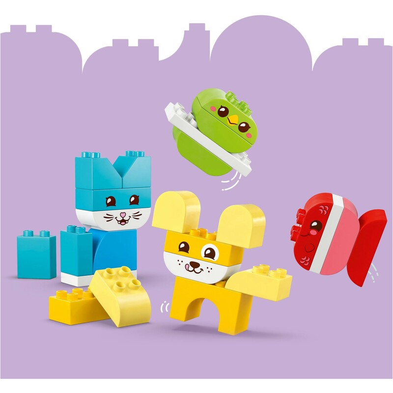 Конструктор LEGO Duplo My First Очаровательные творческие домашние любимцы 3 в 1 (10477)