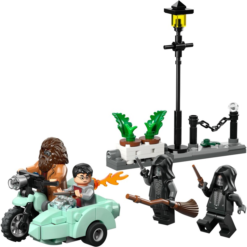 Конструктор LEGO Harry Potter Геґрід і Гаррі: Втеча з Тисової вулиці (76459)