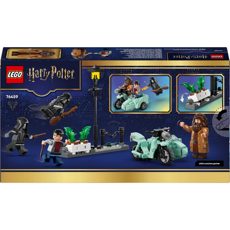 Конструктор LEGO Harry Potter Геґрід і Гаррі: Втеча з Тисової вулиці (76459)
