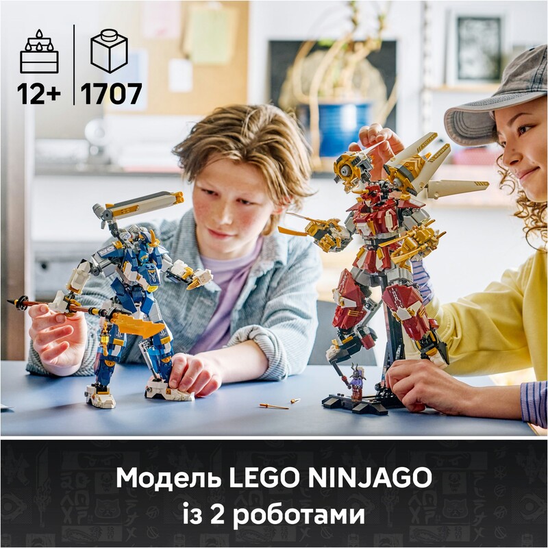 Конструктор LEGO Ninjago Близнюки роботи-Титани (71870)