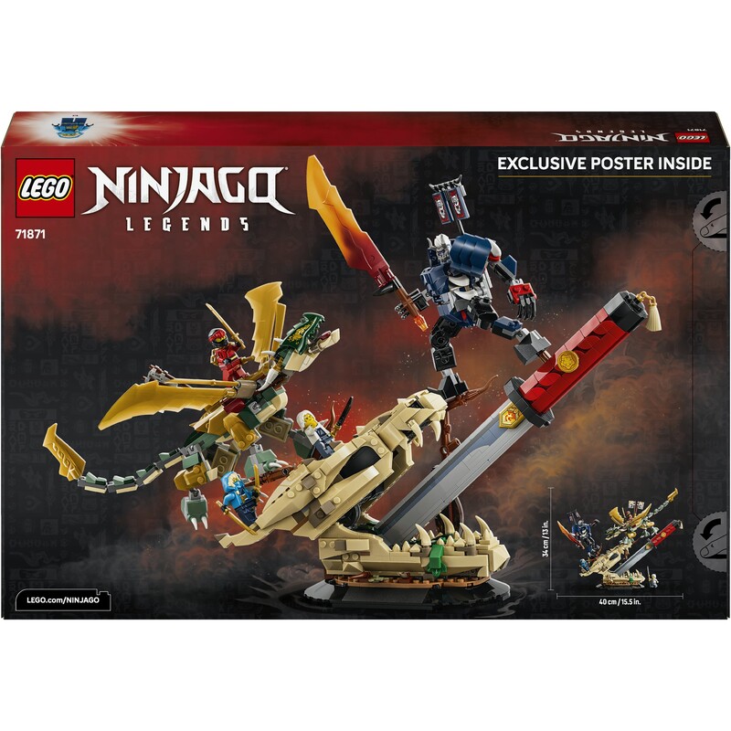 Конструктор LEGO Ninjago Битва біля черепа Дракона з мечем (71871)