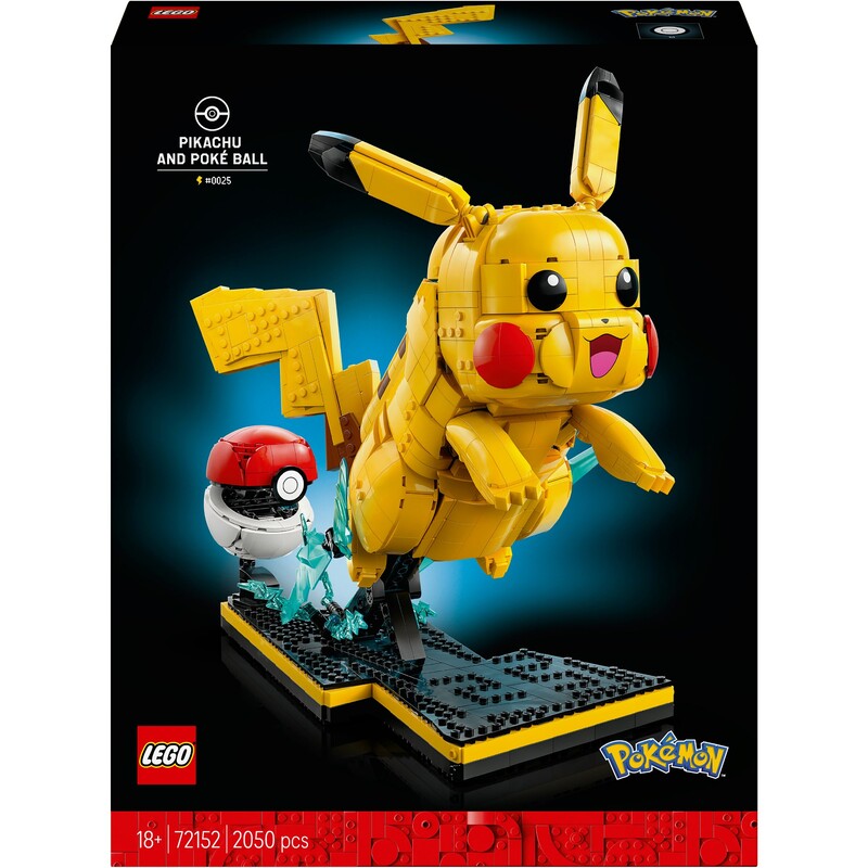 Конструктор LEGO Pokemon Пікачу й покебол (72152)