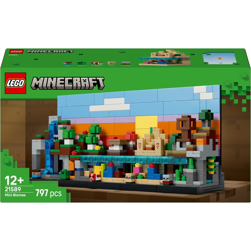 Конструктор LEGO Minecraft Минибиомы (21589)