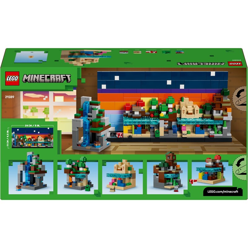 Конструктор LEGO Minecraft Минибиомы (21589)