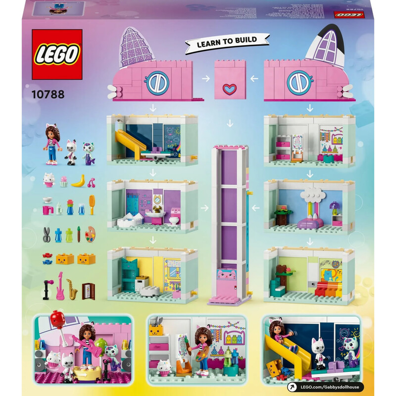 Конструктор LEGO Gabby`s Dollhouse Кукольный домик Габби (10788)