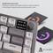 Фото - Клавіатура бездротова Ajazz AF82 Gray/White/Orange (AF82-GWO) | click.ua