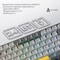 Фото - Клавіатура бездротова Ajazz AK820 V2 Coconut Flake Switch Purple/White/Blue (AK820-V2-CF-PWB) | click.ua