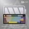 Фото - Клавіатура бездротова Ajazz AK820 V2 Coconut Flake Switch Purple/White/Blue (AK820-V2-CF-PWB) | click.ua