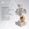 Фото - Клавіатура бездротова Ajazz AK820 V2 Coconut Flake Switch Purple/White/Blue (AK820-V2-CF-PWB) | click.ua