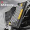 Фото - Клавіатура бездротова Ajazz AK820 V2 White Peach Switch Black/Gray/Yellow (AK820-V2-WP-BGY) | click.ua